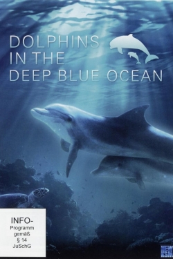 Dolphins in the Deep Blue Ocean